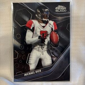 🔥 2024 Michael Vick Topps Chrome Black Card
